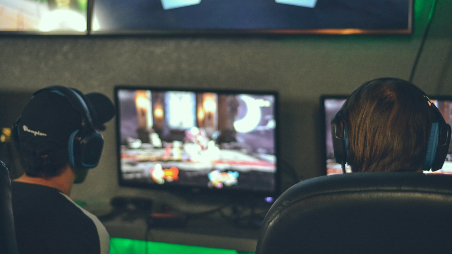EmberQuest gaming arena interior